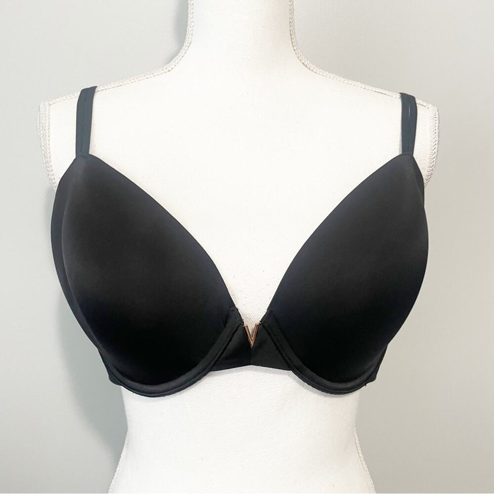 Victoria’s Secret black lined demi bra size 36DD NEW NWT
